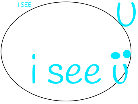 i see u