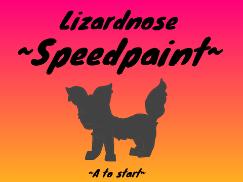 ~Speedpaint~ LizardNose