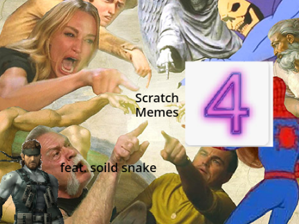 Scratch Memes 4 (Ft. Solid snake) #Games #Games #Music #trending #Animation
