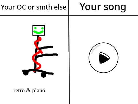 Give your OC and I’ll make a short song for them remix