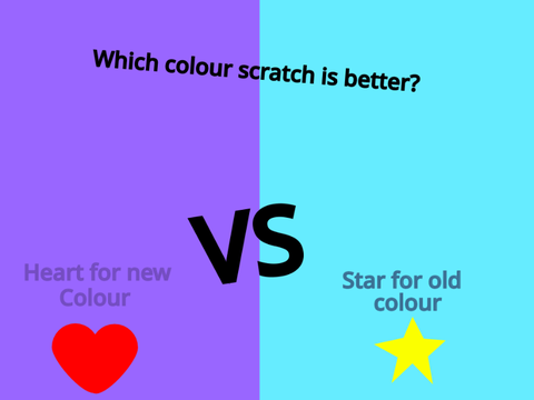 Which colour scratch do you prefer?