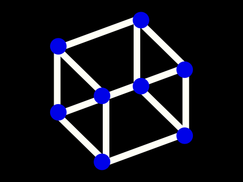 3D cube (100% pen)