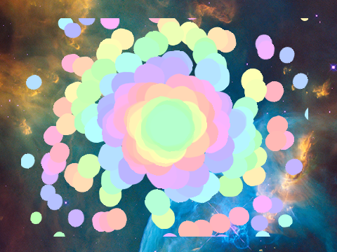 Calming graphics and music 