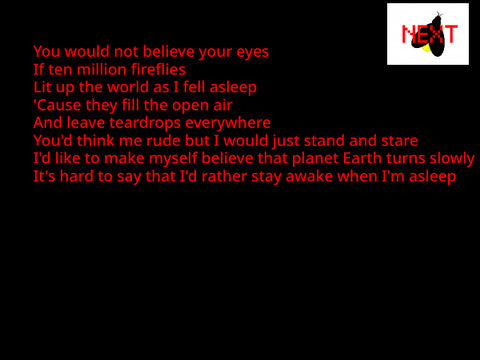 Owl City Fireflies - Lyrics