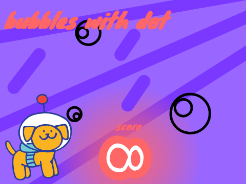 bubbles with dot