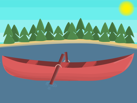 Canoe--A Drawing