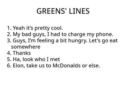 lines for reds