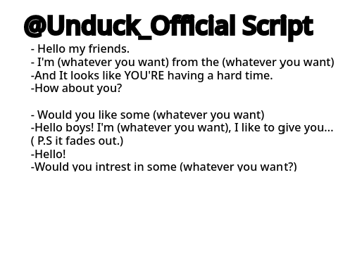 Unduck_Official Script