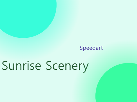 Scenery Speedart