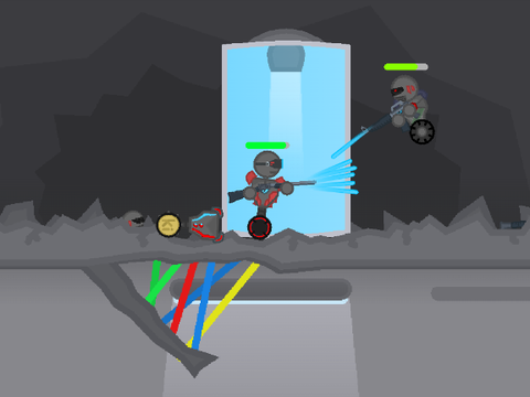 robot destructor pixel art