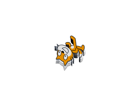 3D scratch cat model