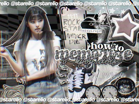ㅤ५‌    ۟     ͟✨  memorizing idols  ⊹ ° tutorial ⠀ ᳝ ་ ˳