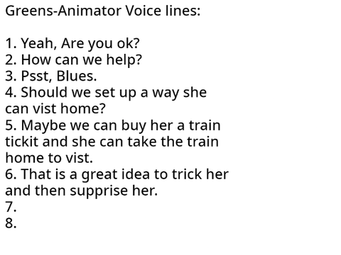 my lines for foxy