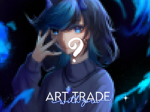 Art trade with @z0ru- (+process)