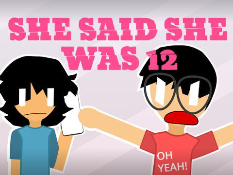 SHE SAID SHE WAS 12 MEME