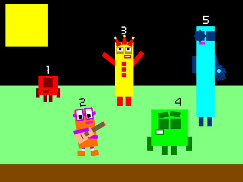Numberblocks Band Retro Alternative But Echo