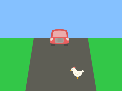 Why did the chicken cross the road?