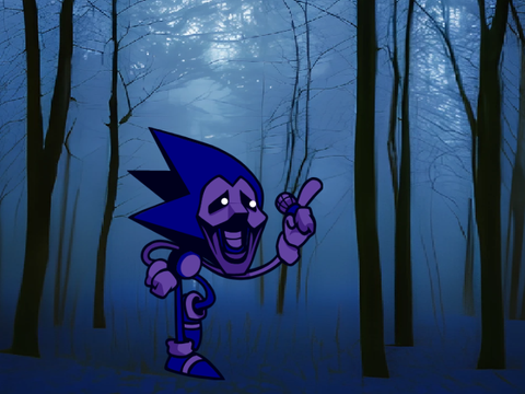 Majin Sonic redrawn V2 But Sounds remix