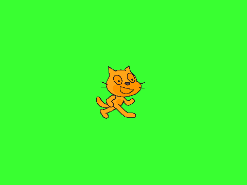 click the scratch cat