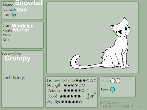 Shadowclan Rp Bios remix