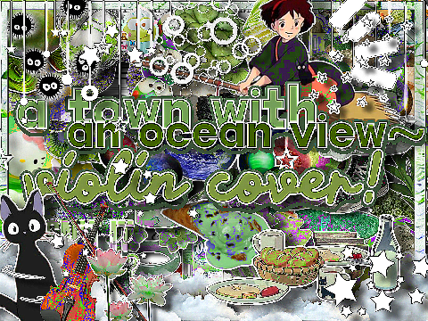 ⊹ ᨘa town with an ocean view - violin cover ♡