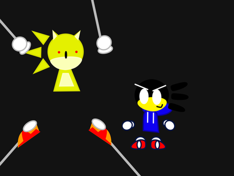 Star the hedgehog vs dark jr (1) but Longer