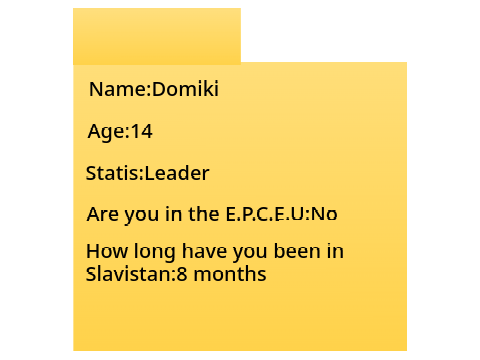 Domiki's Military File