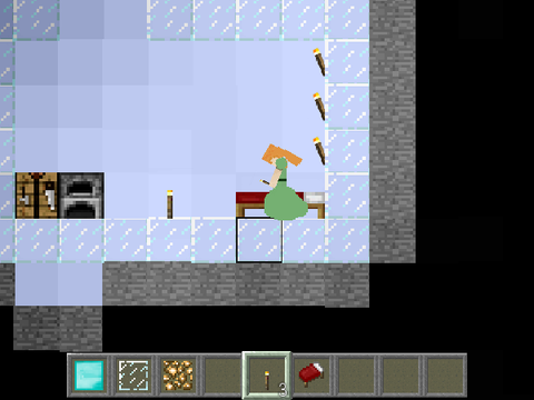 Paper Minecraft v11.7 (Minecraft 2D)no mobs