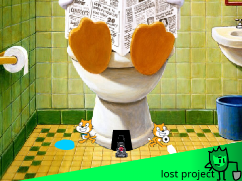 Lost Project: DEFENDERS - AY Defending a Duck on the Toilet