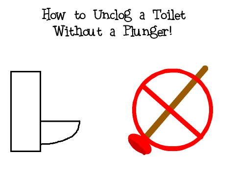 How to Unclog a Toilet Without a Plunger