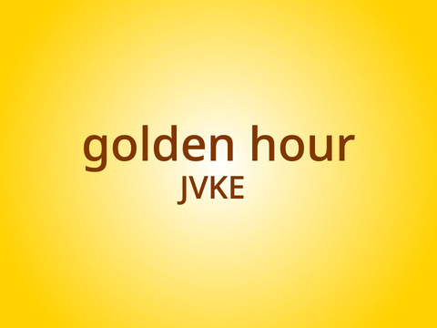 golden hour by JVKE
