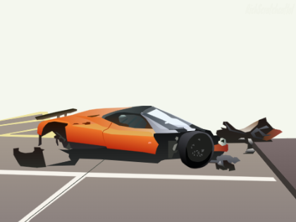 Pagani Zonda F Crashes In Hong Kong