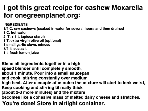 Vegan Cashew Moxarella Recipe! 