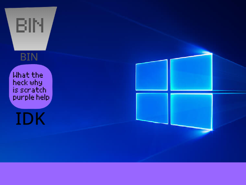 WHY IS SCRATCH PURPLE?!