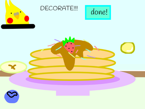 Make your pancake with Cracker!