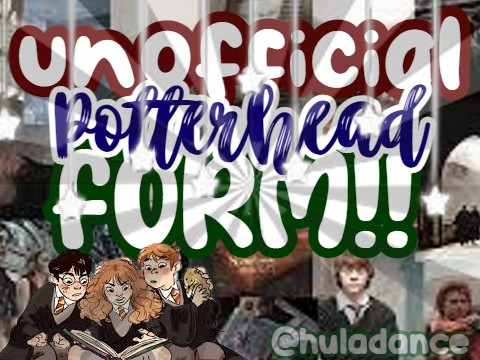 Unofficial Potterhead Form! (Template)