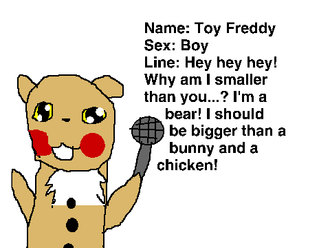Toy Freddy and Sparky