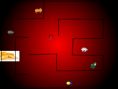The hungry mice