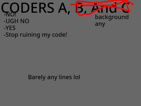 My audition for Coder A