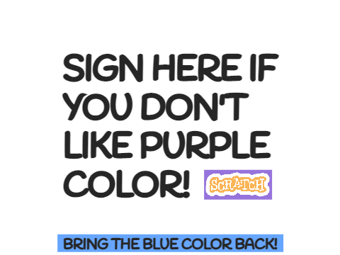 SIGN HERE IF PURPLE COLOR IS BAD! remix remix