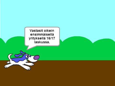 Kakkosluokkalaisen kertotaulutreeniä