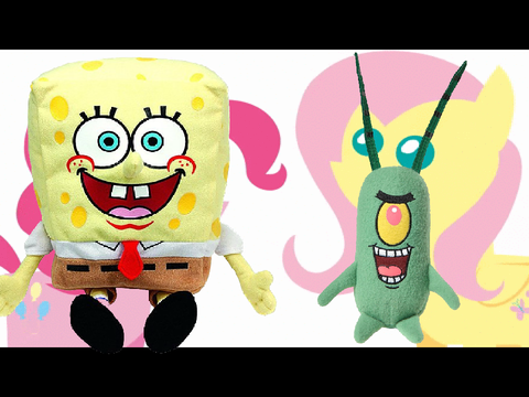 Plankton punches spongebob