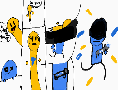 Talking trash abt blue team 