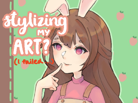 ‣ stylizing my art? – a very much failed attempt, pt. 1