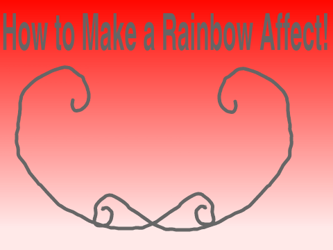 How to Make A Rainbow Affect