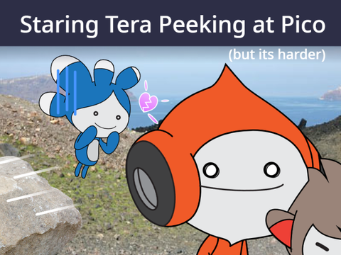 Staring Tera Peeking at Pico but its harder