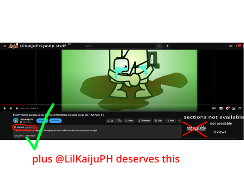 (The 2 reasons I like @LilKaijuPH’s diarrhea content is in the Instrucions)