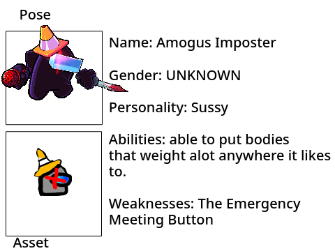 AMOGUS IMPOSTER ( sign up ) (JELLY)