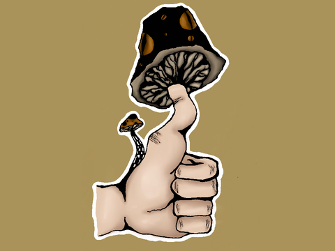 Mushroom hand