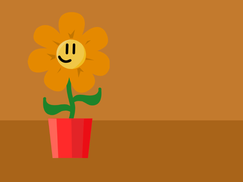 Orange Dancing Daisy's Magic Trick